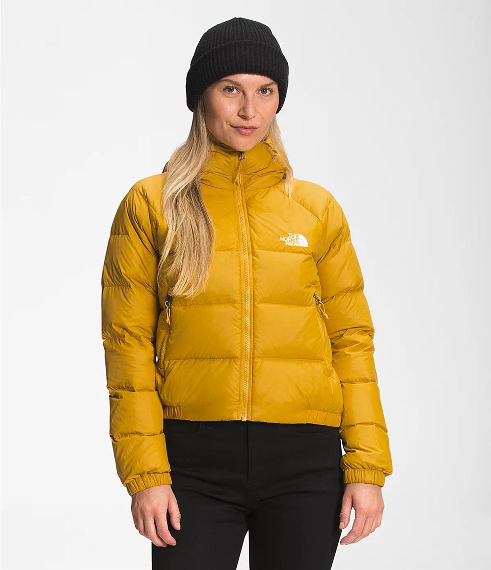 The North Face Hydrenalite Down Kapuzenpullover Damen - Gelb CH-644JQMO